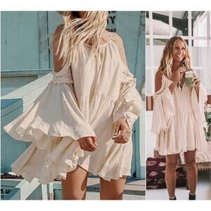 Spell & the Gypsy Florence Mini Dress Sz XS Swing Boho Indie Festival Coachella